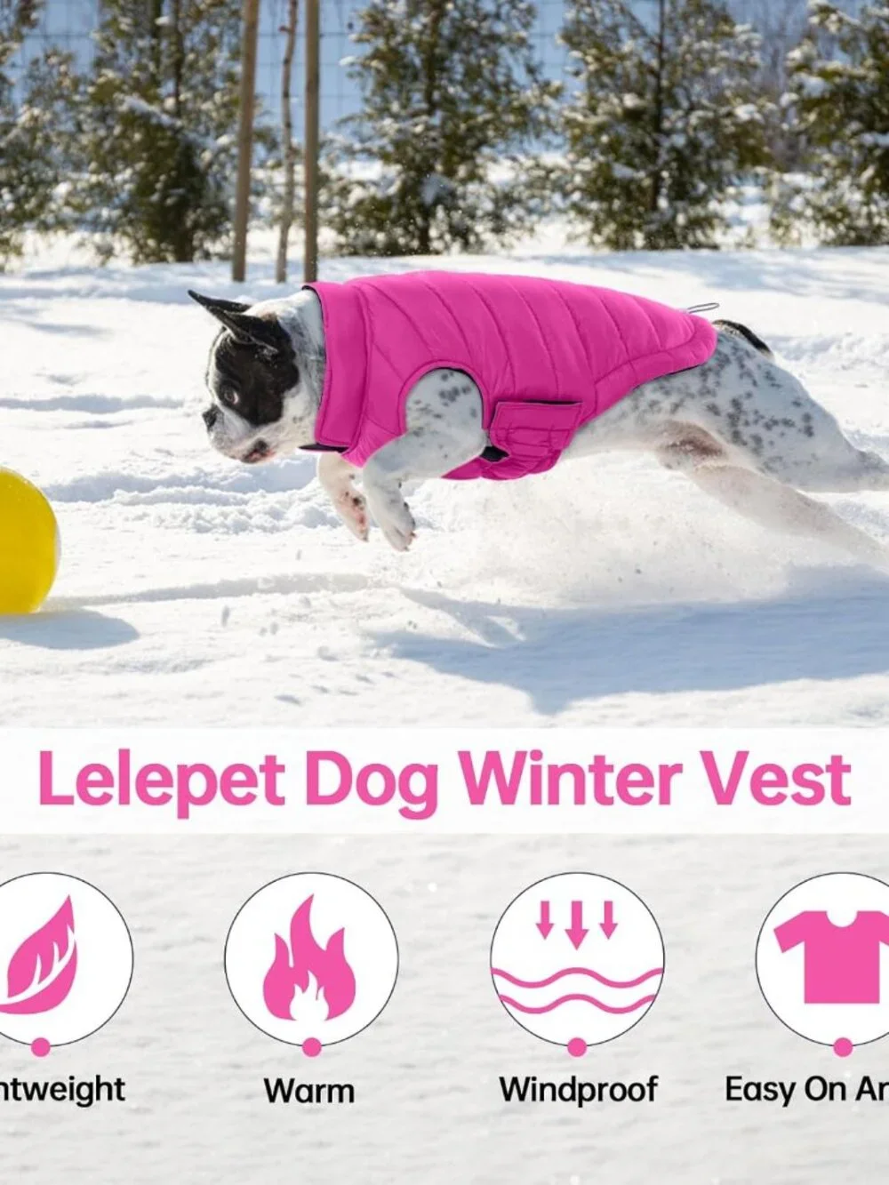 Lelepet Reversible Dog Coat